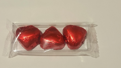 Bombones corazón. 